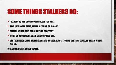 How to Get Rid of a Stalker: Resources and Tips for。